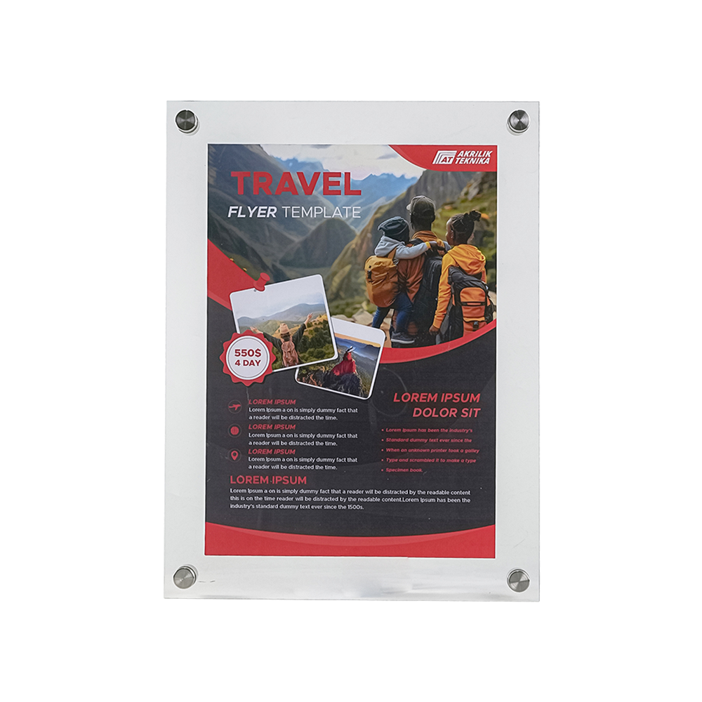 FRAME AKRILIK DINDING (A2)